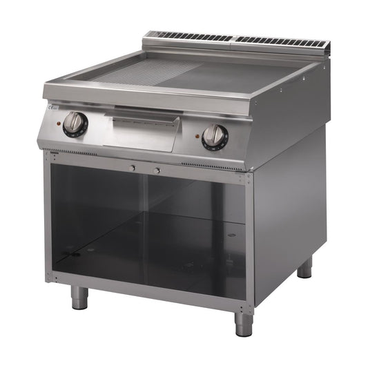 Plancha électrique plaque 2/3 lisse 1/3 rainurée GM70/80 FTRES Gastro M 700 - Gastro M - GN103