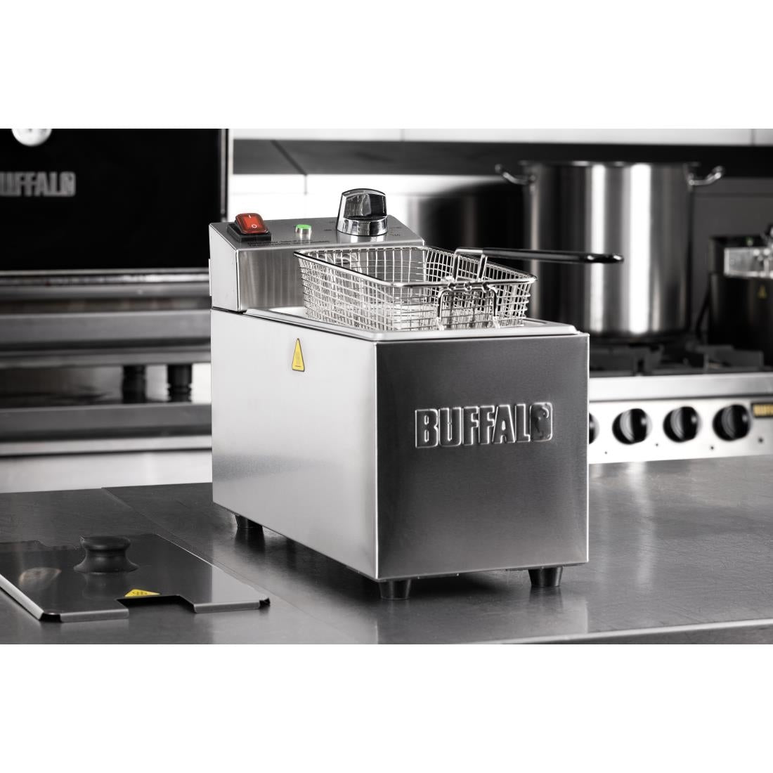 Friteuse de comptoir simple avec panier Buffalo 3L - Buffalo - CU614