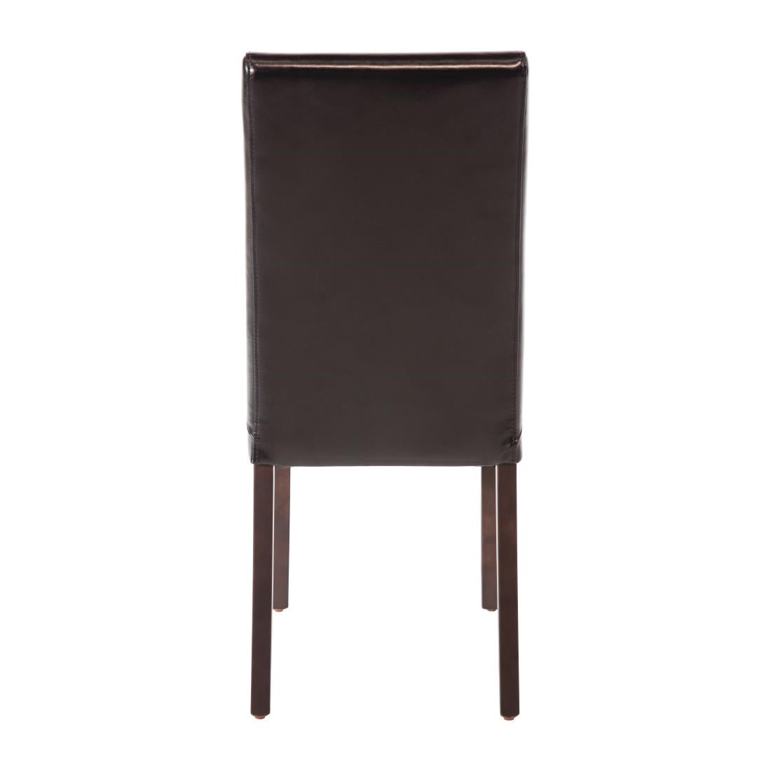 Chaises en simili cuir Bolero noires (lot de 2) - Bolero - GF954