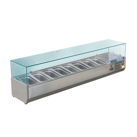 Saladette réfrigérée 8 bacs GN 1/3 Polar Série G - Polar - GD877