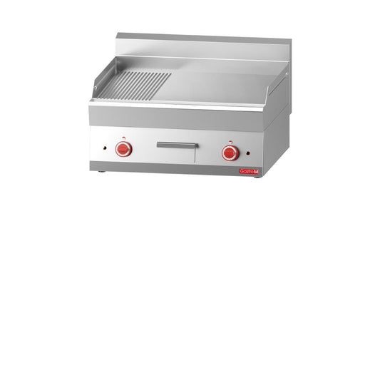 Plancha électrique plaque 2/3 lisse 1/3 rainurée 65/70 FTRE Gastro M 650 - Gastro M - GN061