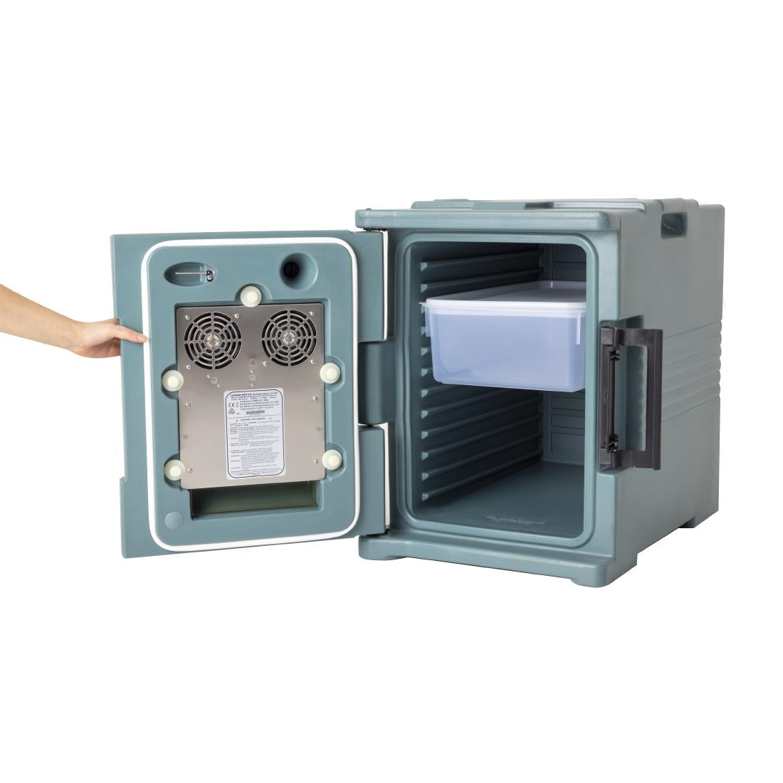 Conteneur alimentaire isotherme chauffant Cambro Camcart bleu ardoise - Cambro - CG143