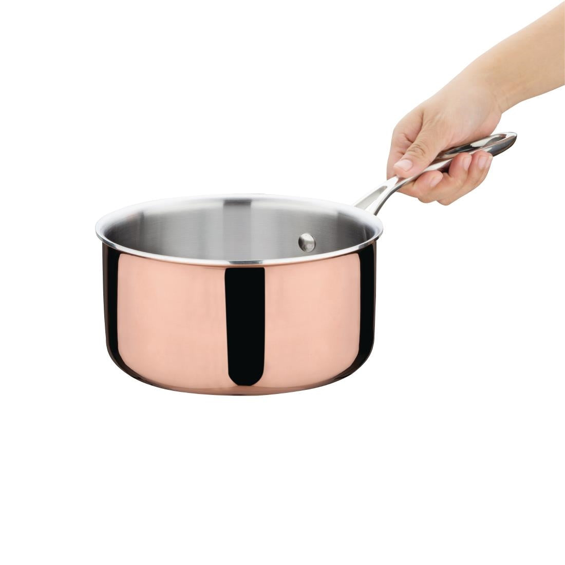 Casserole en cuivre 3 couches induction Vogue 180mm - Vogue - CM675