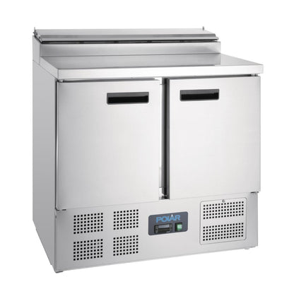 Comptoir de préparation réfrigéré pizzas salades 254L Polar Série G - Polar - G604