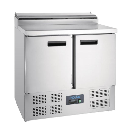 Comptoir de préparation réfrigéré pizzas salades 254L Polar Série G - Polar - G604