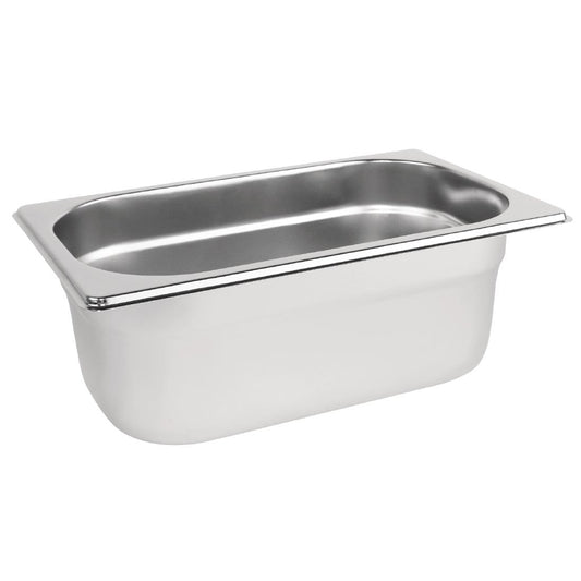 Bac Gastronorme inox GN 1/4 100mm Vogue - Vogue - K819