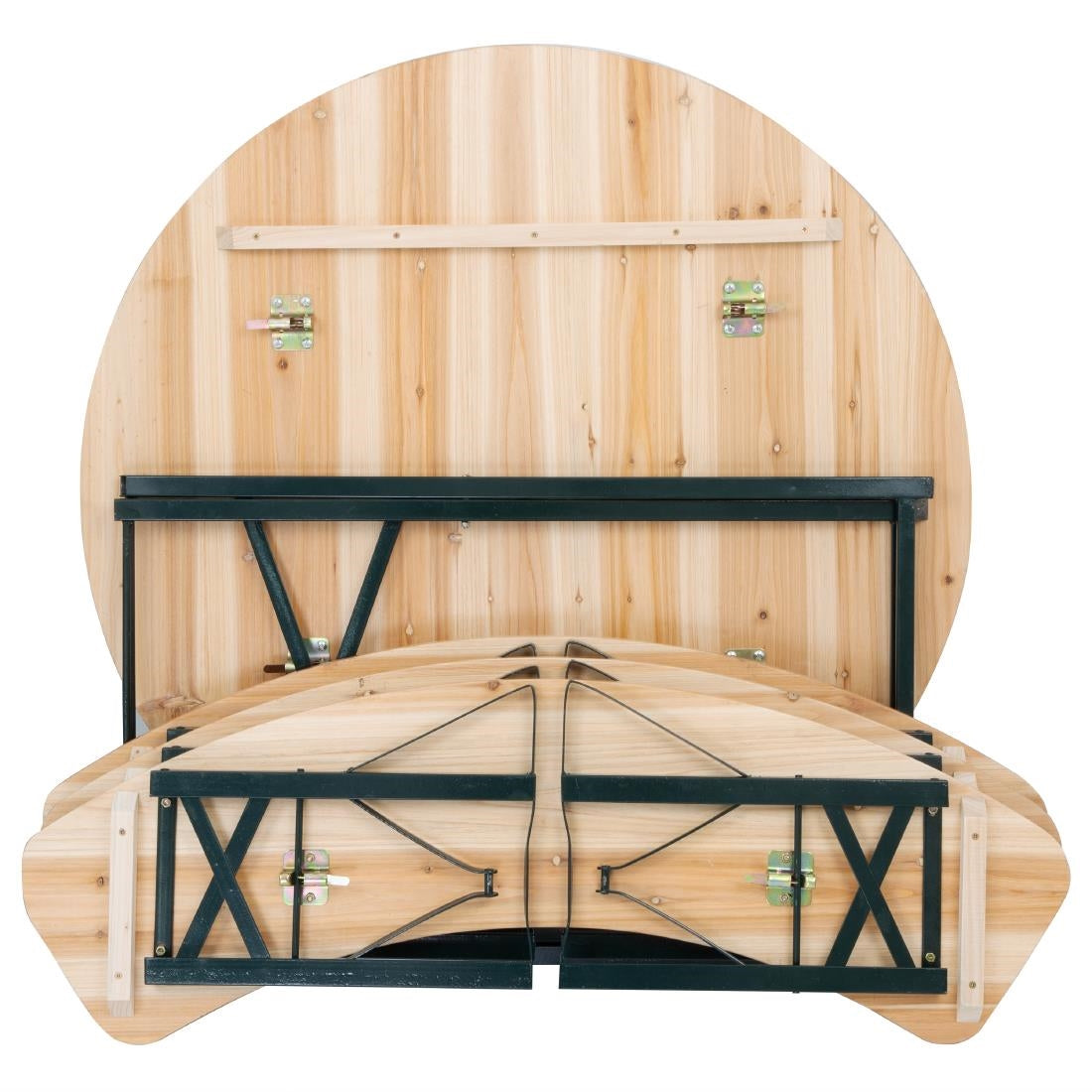 Ensemble brasserie table ronde et bancs Bolero 1670x460mm - Bolero - JK498