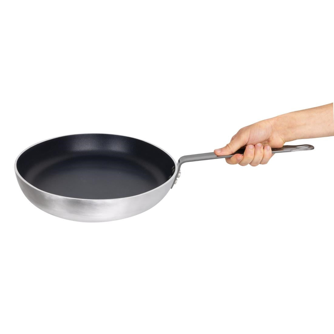 Poêle ovale en aluminium antiadhésif Vogue Teflon Platinum Plus 400mm - Vogue - HT992