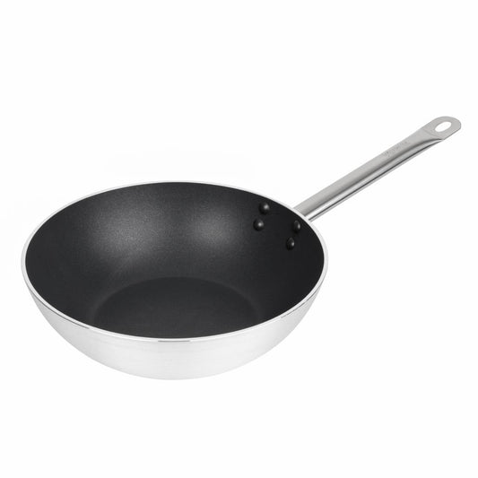 Wok aluminium antiadhesif induction Vogue Teflon Platinum Plus 300mm - Vogue - FB690