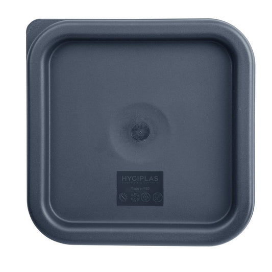 Couvercle carré bleu petit Hygiplas - Hygiplas - CF043