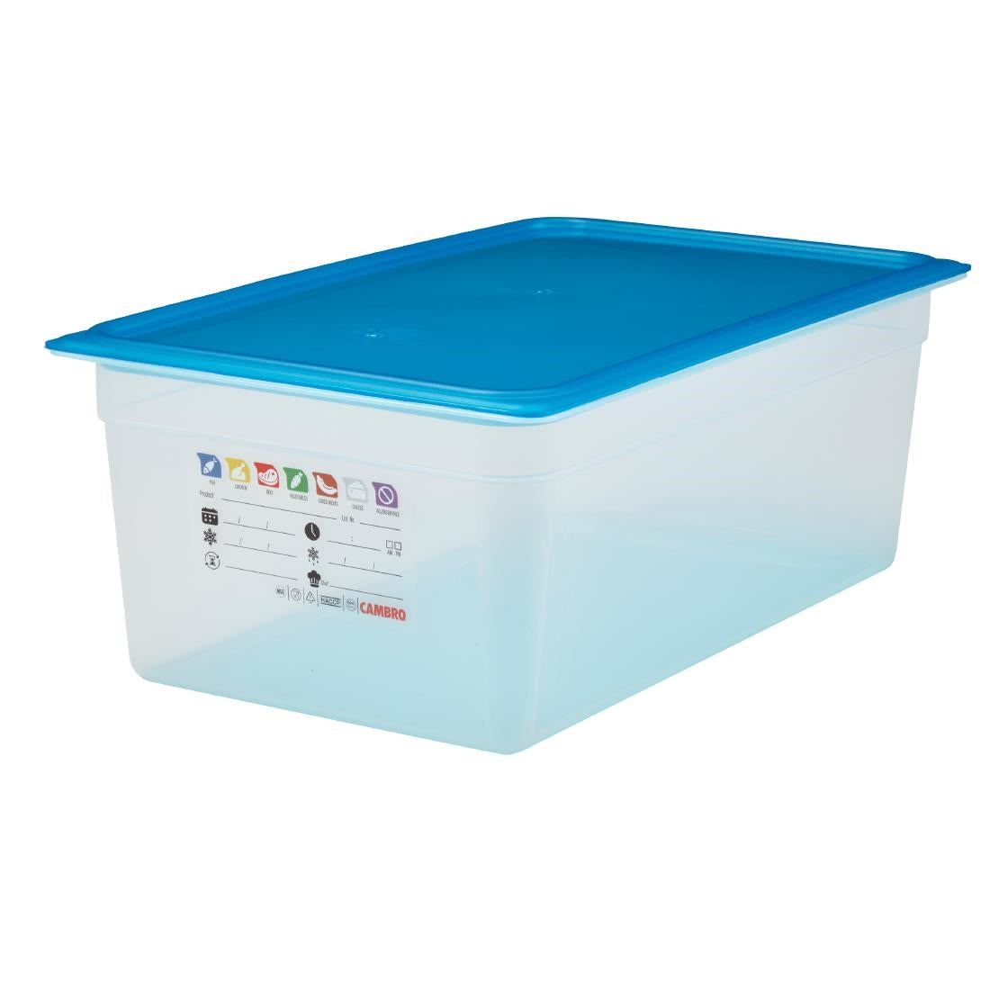 Bac en polypropylène Cambro Safetrak IML GN 1/1 200mm - Cambro - JN503