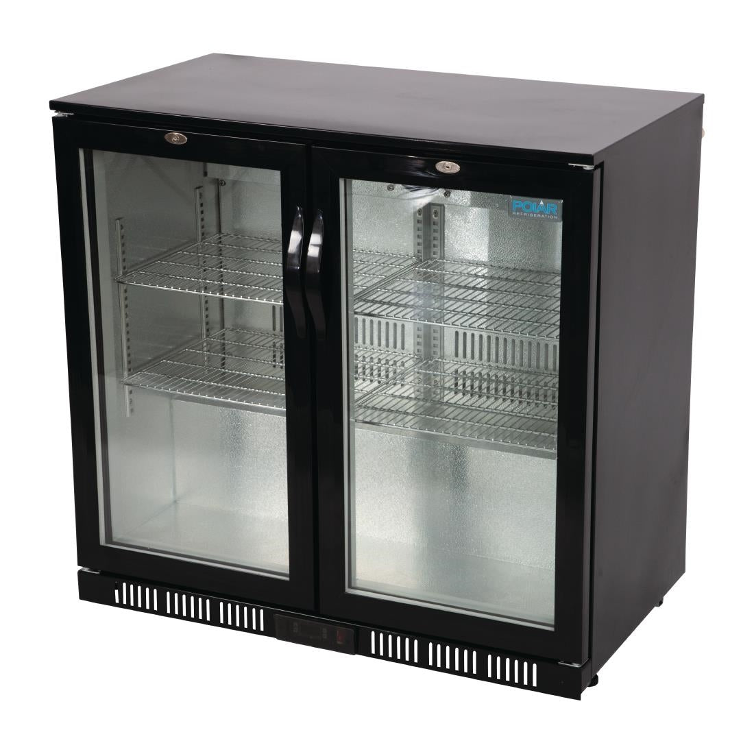 Arrière-bar deux portes pivotantes Polar Série G noir 198L - Polar - GL012