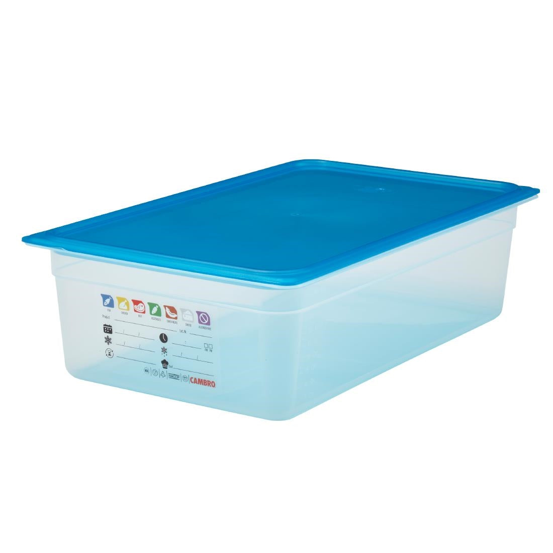 Bac en polypropylène Cambro Safetrak IML GN 1/1 150mm - Cambro - JN502