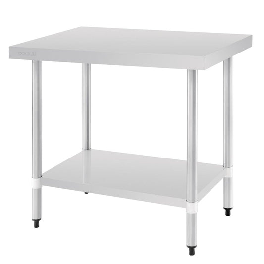 Table de préparation sans rebord en acier inoxydable Vogue 900 x 600mm - Vogue - T375