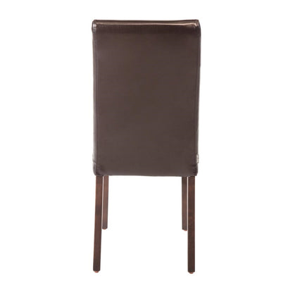Chaises en simili cuir Bolero marron foncé (lot de 2) - Bolero - GF955
