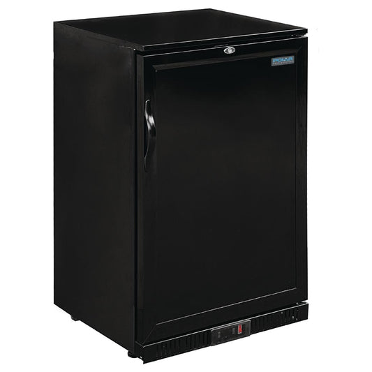 Arrière-bar une porte pleine noir Polar Série G 900mm 138L - Polar - GL015