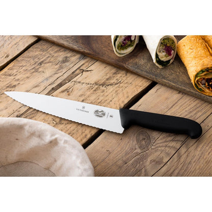 Couteau de cuisine denté Fibrox Victorinox 220mm - Victorinox - CC266