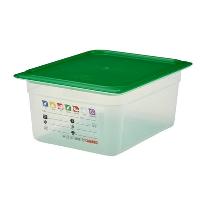 Bac en polypropylène Cambro Safetrak IML GN 1/2 150mm - Cambro - JN506
