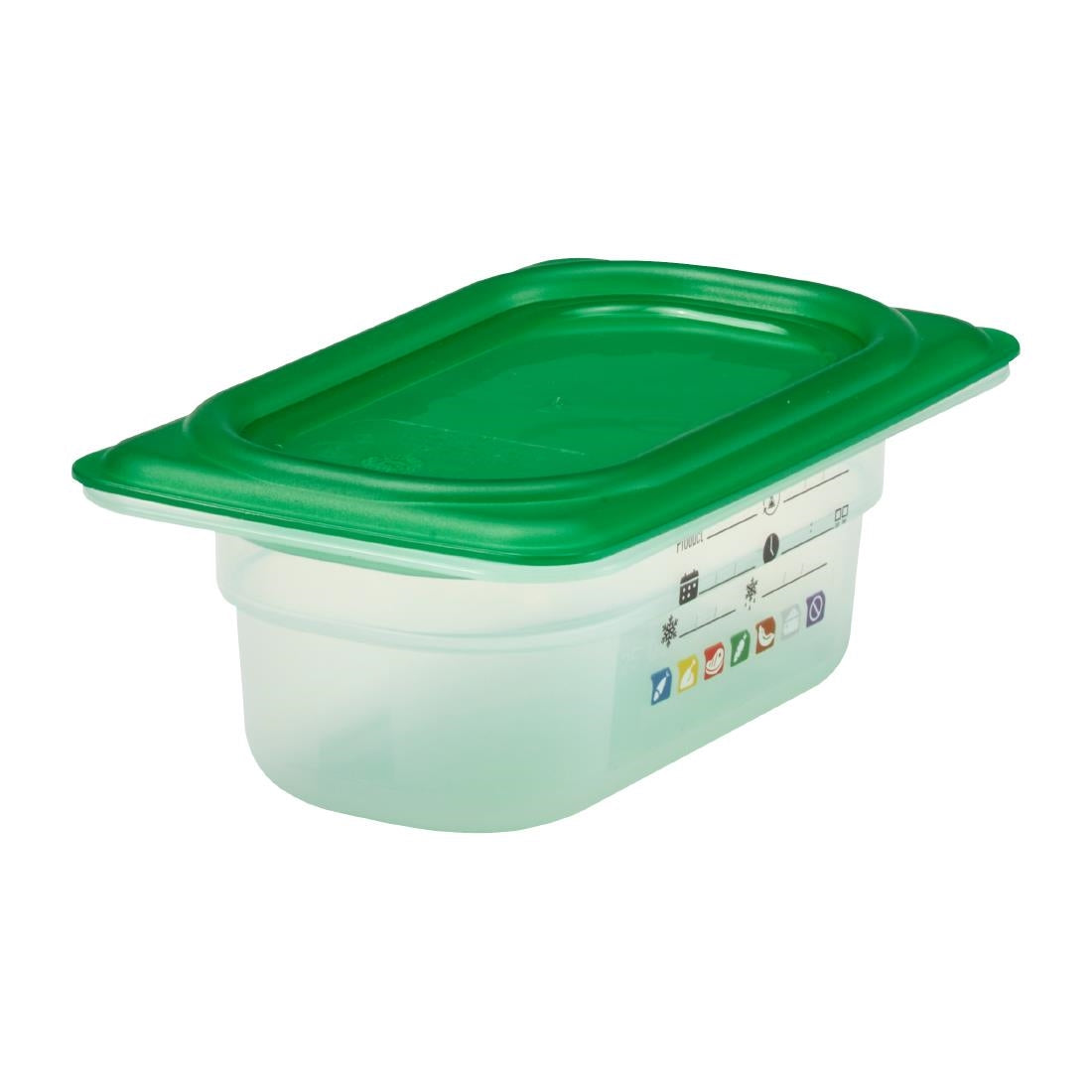Bac en polypropylène Cambro Safetrak IML GN 1/9 65mm - Cambro - JN518