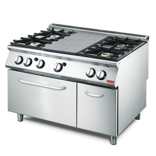 Plaque coup de feu avec 4 feux vifs Gastro M four gaz placard 70/120 TPPCFG2 - Gastro M - GL936
