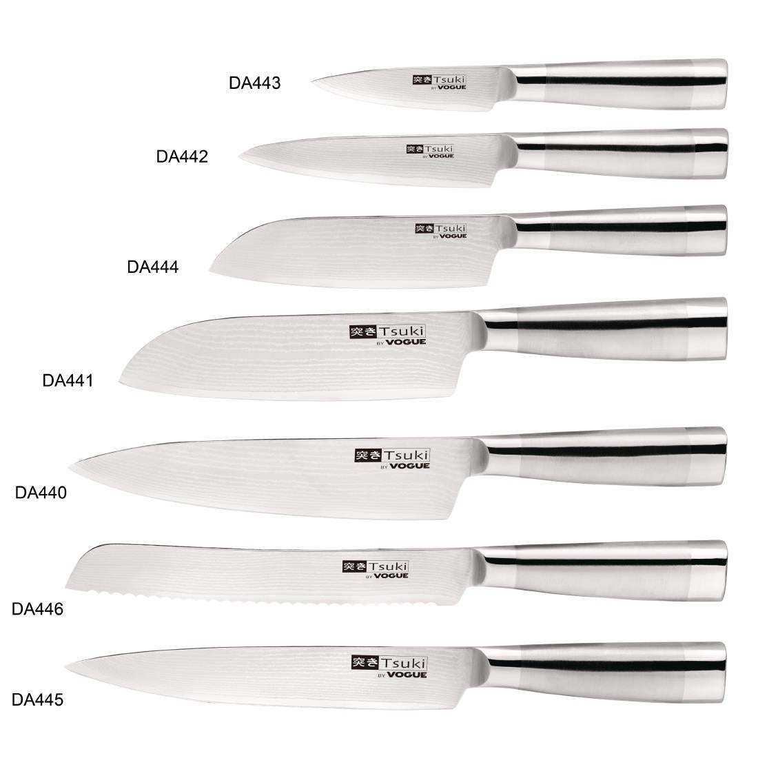 Couteau de cuisine japonais Series 8 Vogue Tsuki 20cm - Vogue - DA440