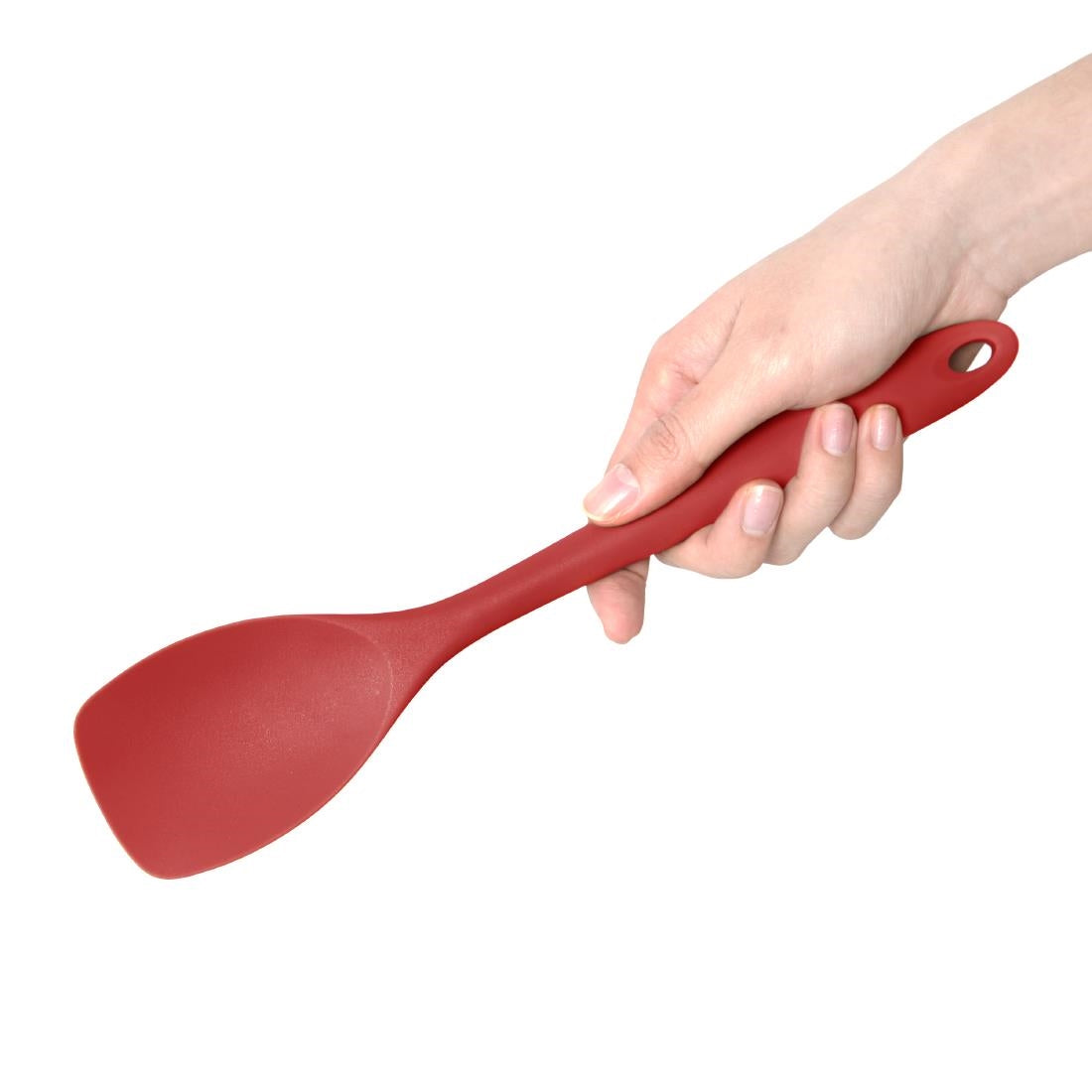 Spatule et cuillère rouge en silicone 280mm - Vogue - GL352