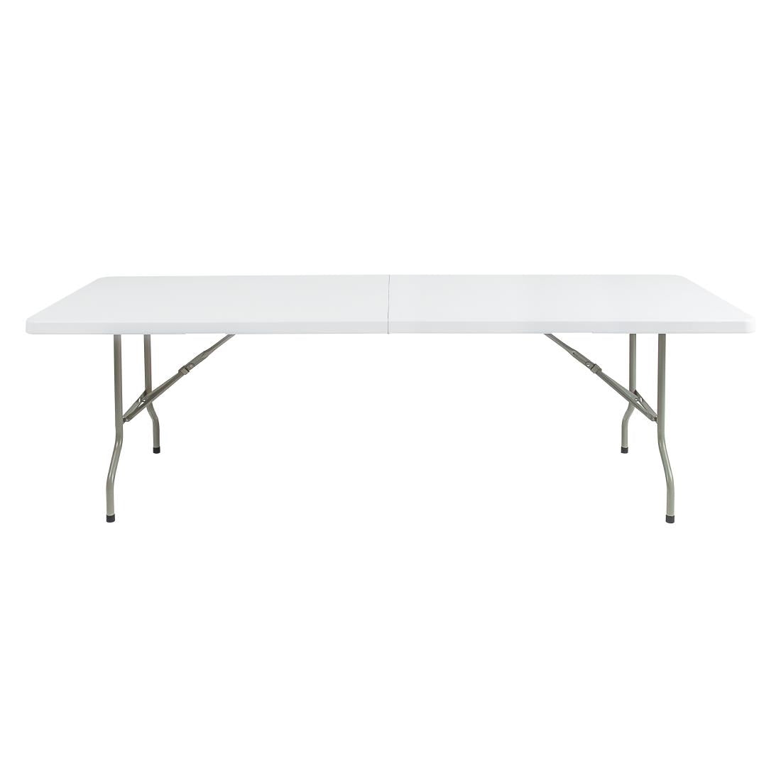 Table pliable au centre Bolero blanche 2430mm - Bolero - CF375