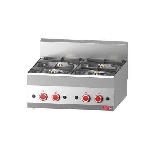 Fourneau gaz à poser 4 feux Gastro M 650 65/70PCG - Gastro M - GN055