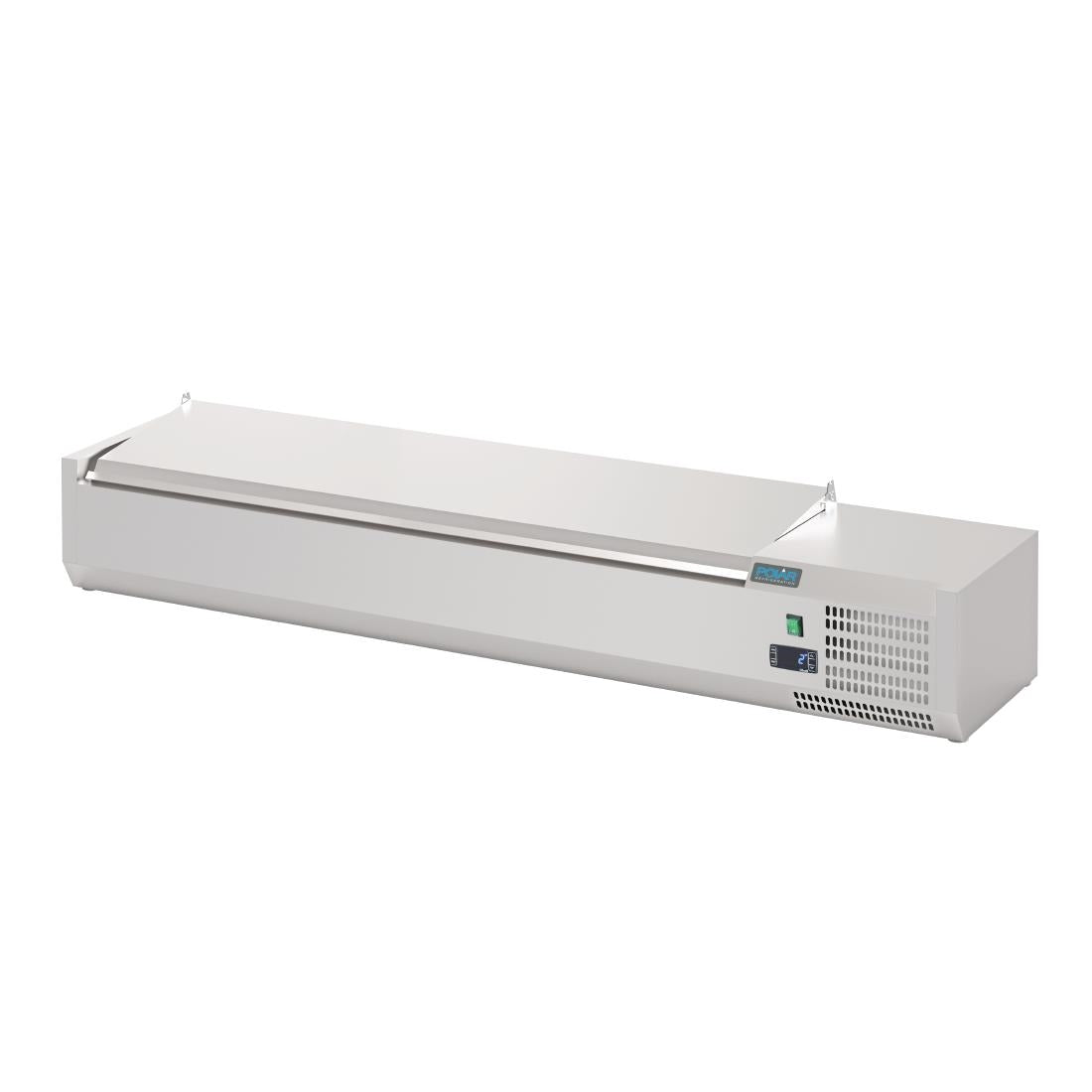 Saladette à poser avec couvercle Polar Série G 7x GN 1/4 - Polar - FA855
