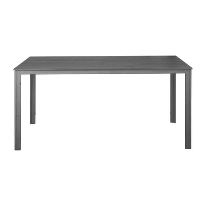Table d'extérieur à lattes Bolero Valletta grise 1560mm - Bolero - HZ020
