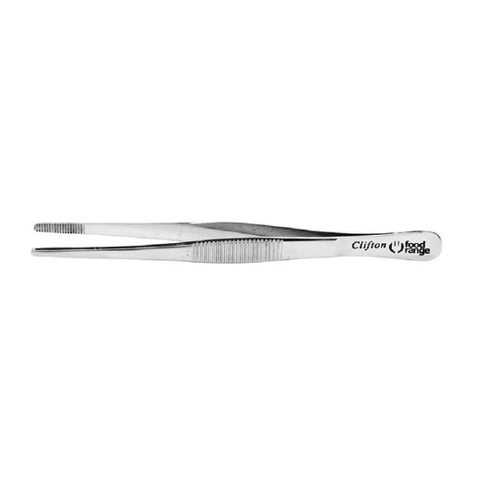Micro pince inox embouts arrondis 160mm - Clifton Food Range - CC163