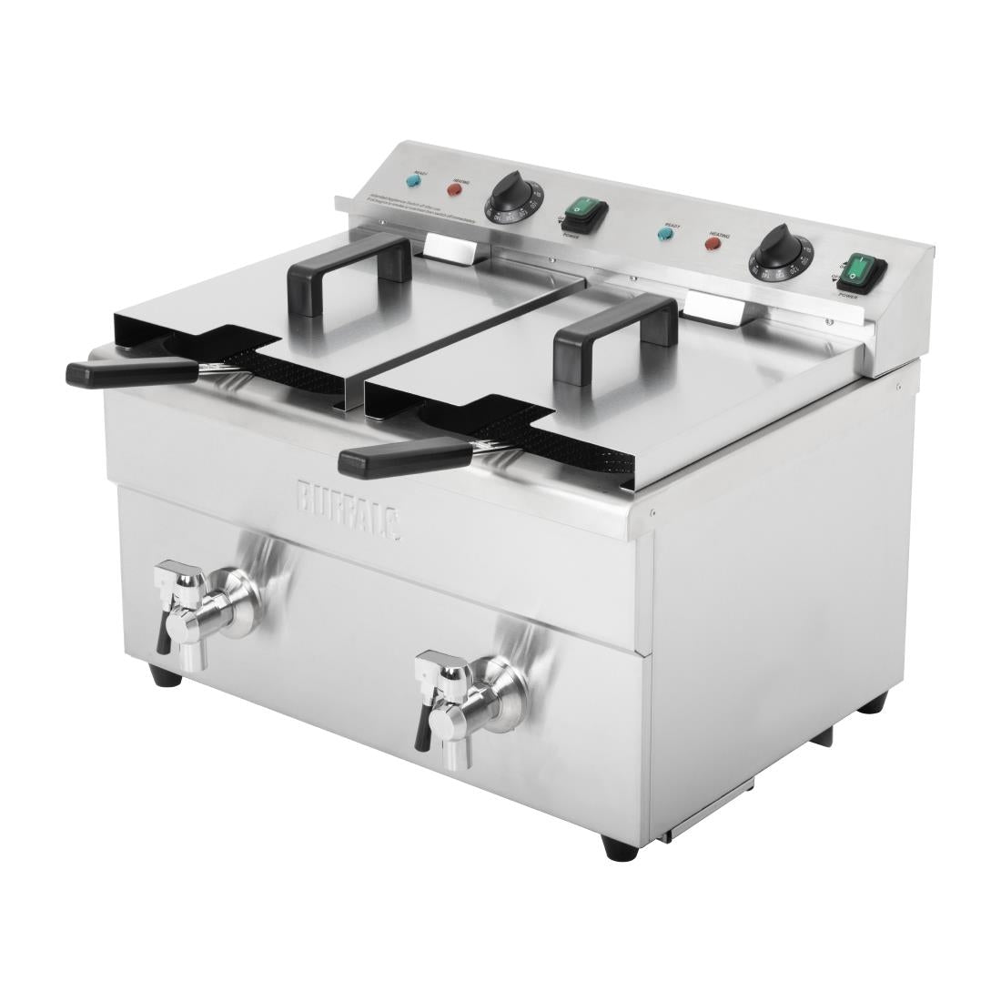 Friteuse induction double Buffalo 2 x 3 kW - Buffalo - CT012