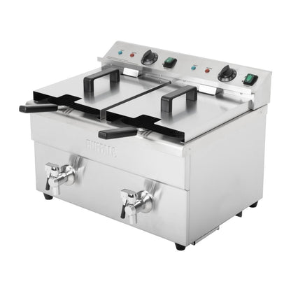 Friteuse induction double Buffalo 2 x 3 kW - Buffalo - CT012