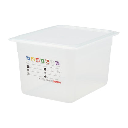 Bac en polypropylène Cambro Safetrak IML GN 1/2 200mm - Cambro - JN507