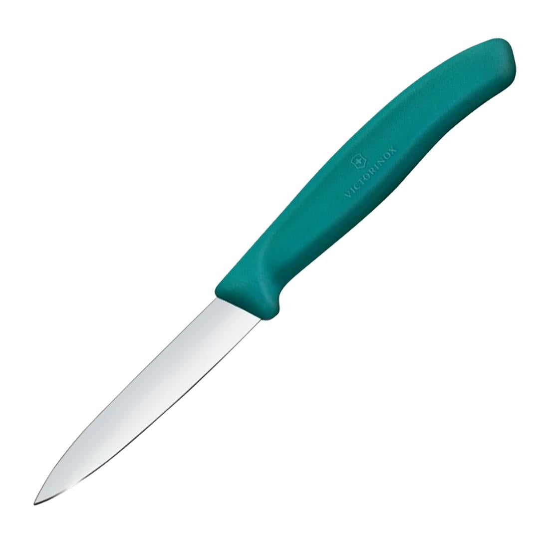 Couteau d'office pointe droite Victorinox Swiss Classic vert 8cm - Victorinox - JK097