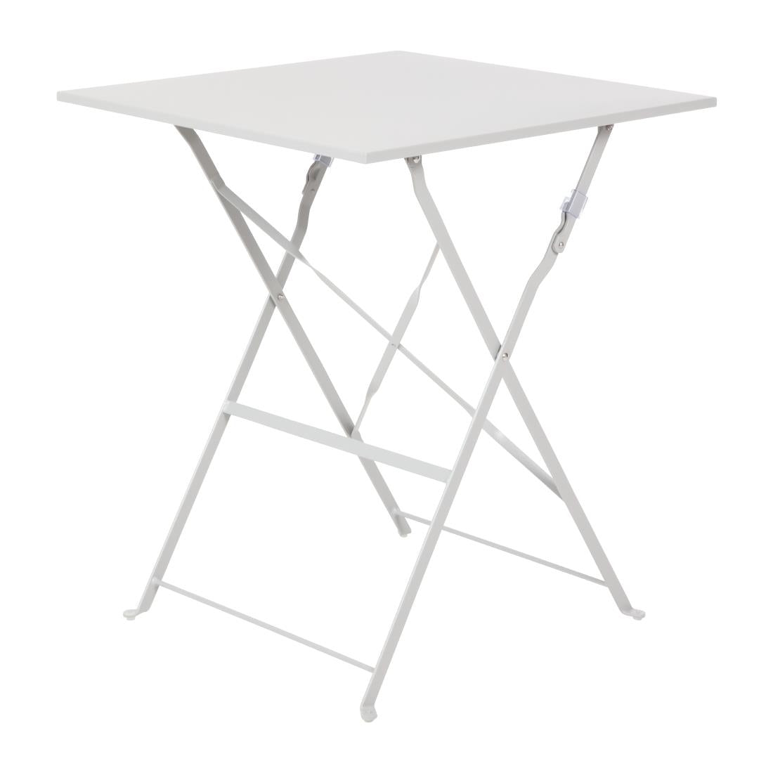 Table de terrasse carrée en acier Bolero grise 600mm - Bolero - GK988