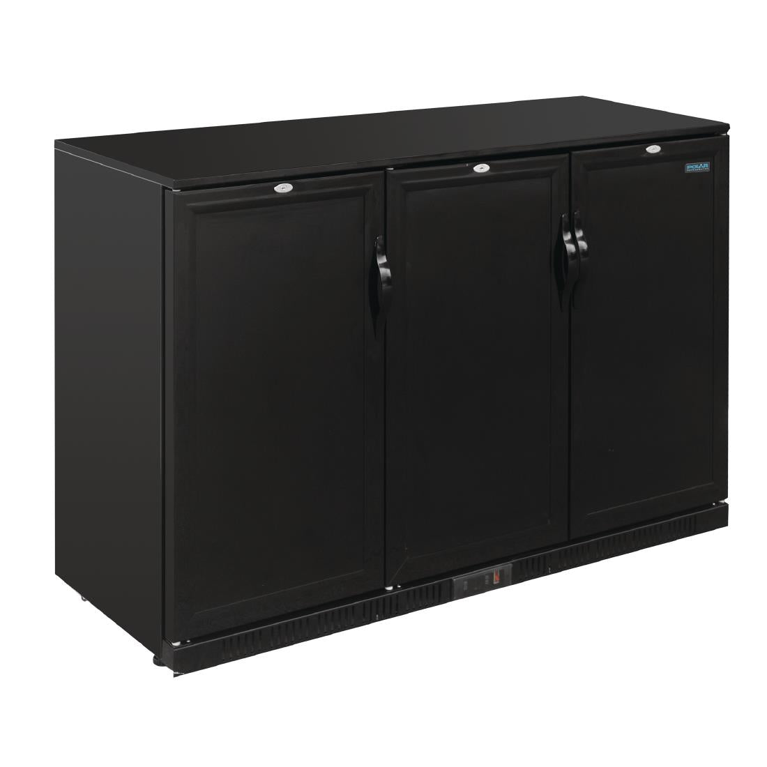 Arrière-bar trois portes pleines pivotantes Polar Séie G 900mm 330L - Polar - GL017