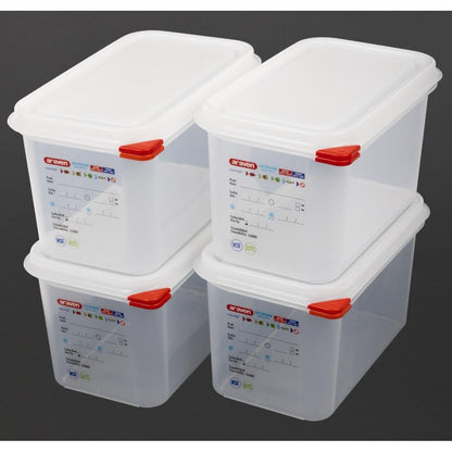 Boîte alimentaire GN 1/4 Araven 4,3L (lot de 4) - Araven - T985