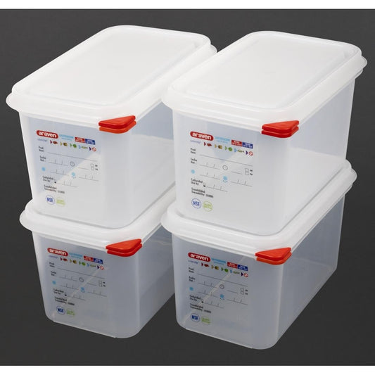 Boîte alimentaire GN 1/4 Araven 4,3L (lot de 4) - Araven - T985