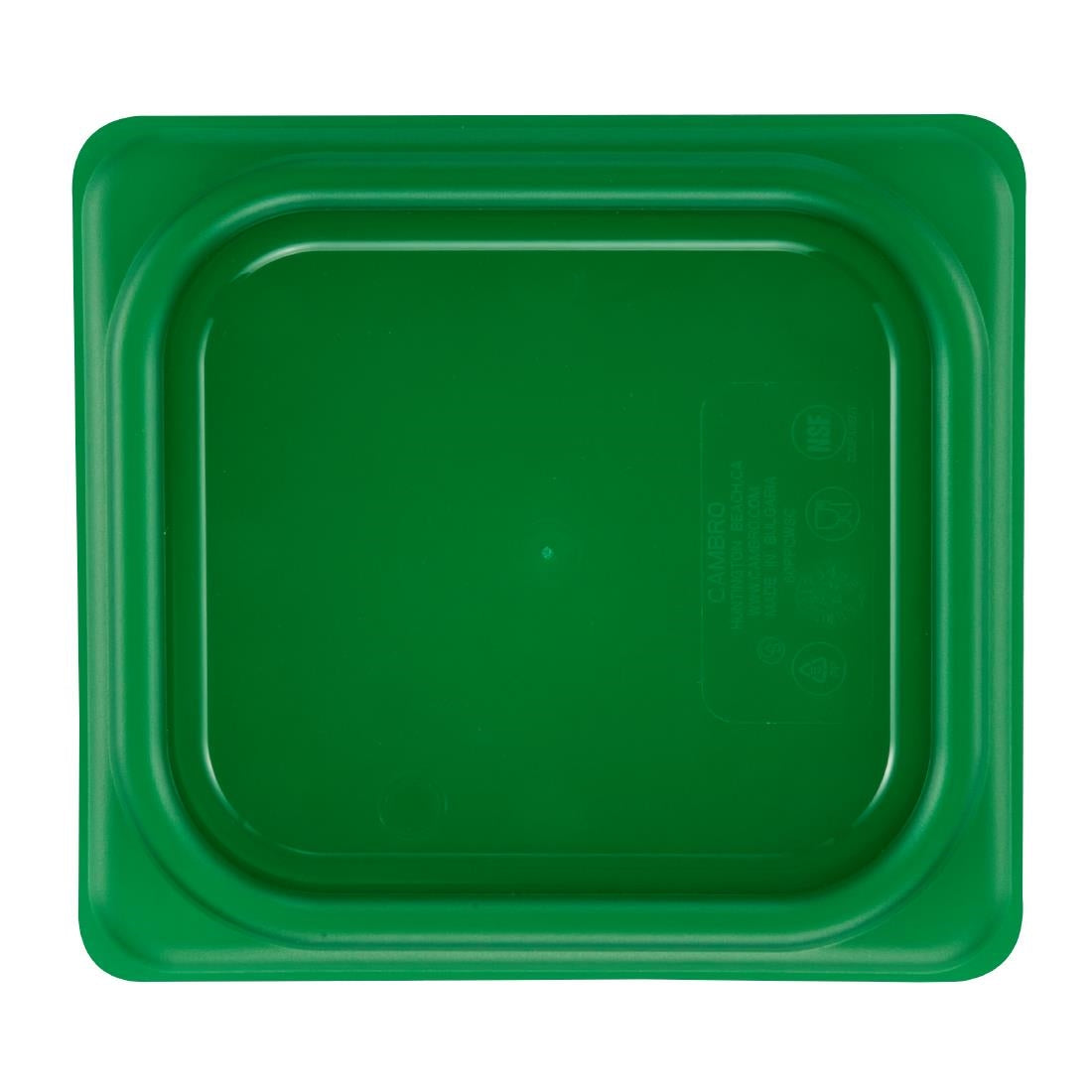 Couvercle hermétique en polypropylène GN 1/6 Cambro Safetrak IML vert - Cambro - JN546