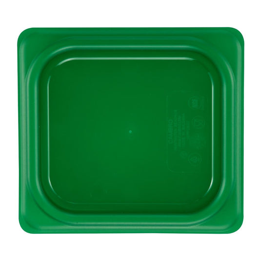 Couvercle hermétique en polypropylène GN 1/6 Cambro Safetrak IML vert - Cambro - JN546