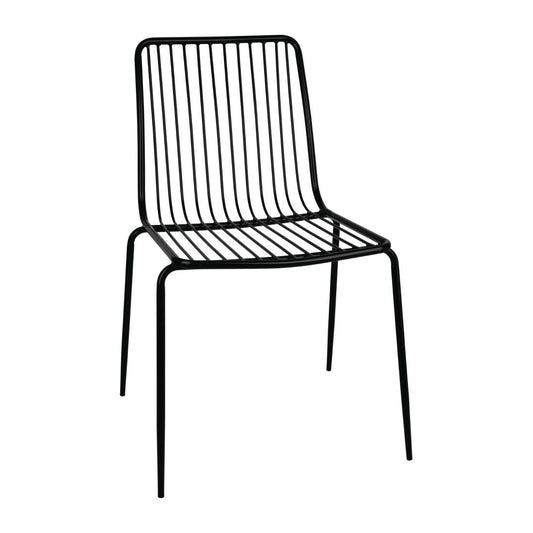 Chaises en fils d'acier Bolero (lot de 4) - Bolero - FB874