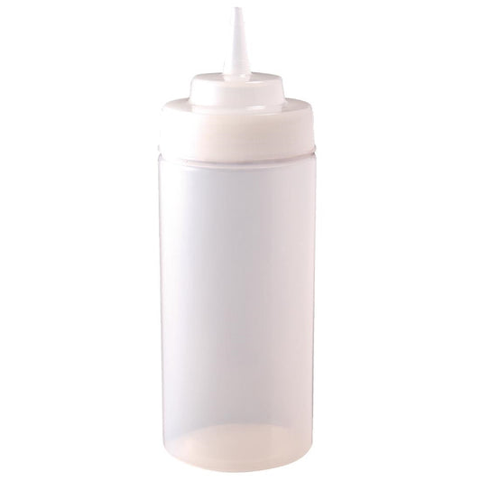 Distributeur de sauce à col large Vogue 454ml transparent - Vogue - E092