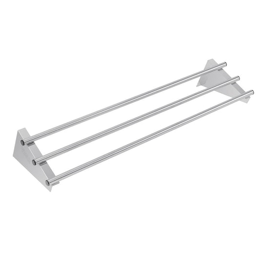 Etagère murale tubulaire Vogue acier inoxydable 1200mm - Vogue - CD551