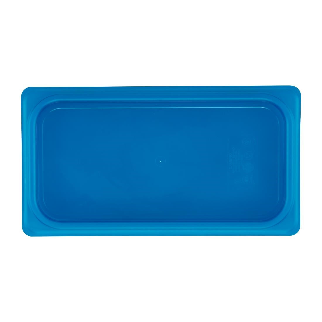 Couvercle hermétique en polypropylène GN 1/3 Cambro Safetrak IML bleu - Cambro - JN535