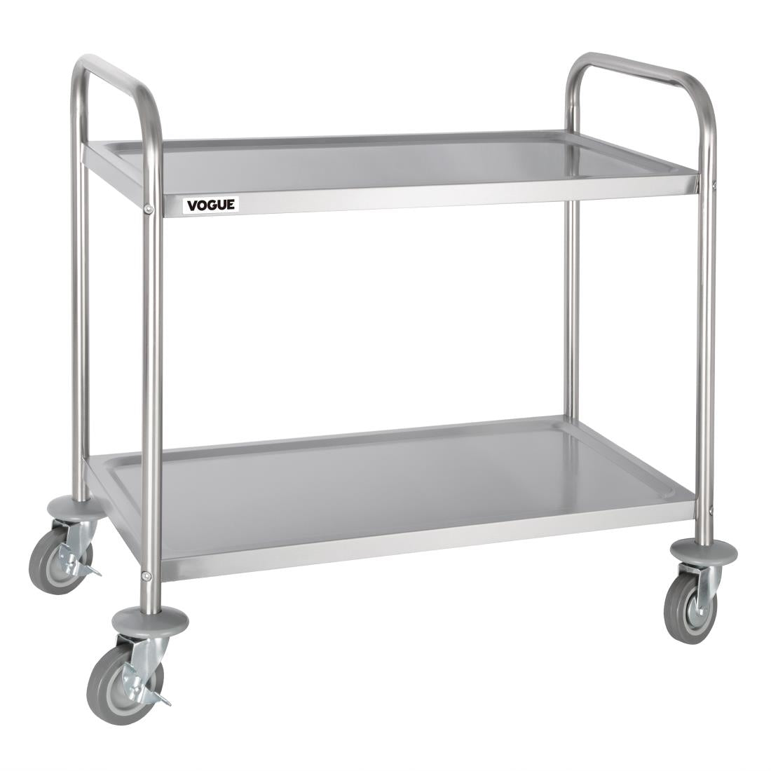 Chariot de débarrassage en acier inoxydable Vogue 2 niveaux - Vogue - F997