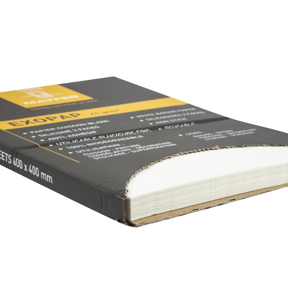 Papier cuisson Matfer Bourgeat Exopap 600 x 400 mm (lot de 500) - Matfer Bourgeat - CX520
