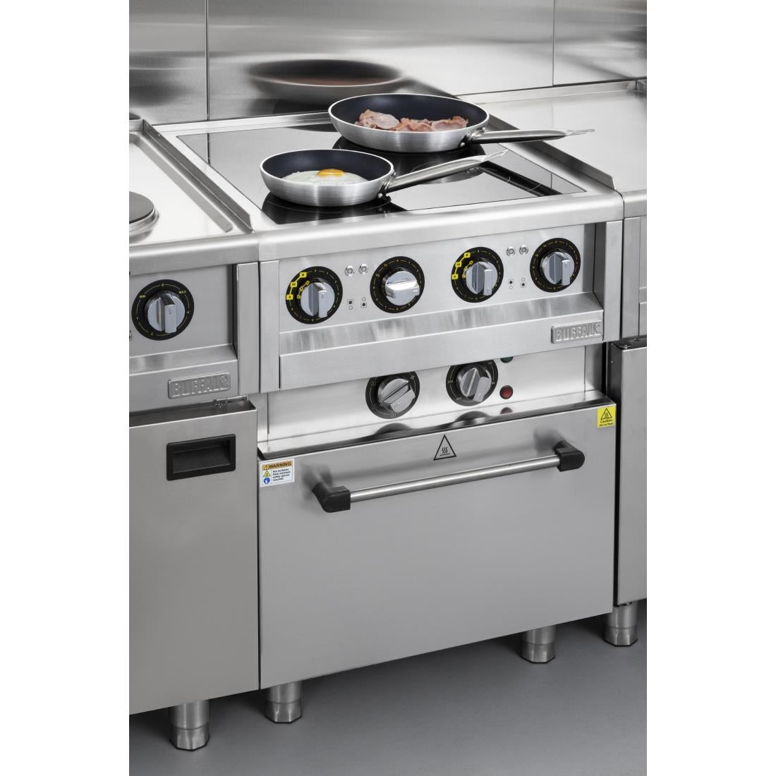 Plaque de cuisson à induction Buffalo Série 600 4 zones 2 x 3 kW - Buffalo - FU219