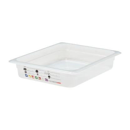 Bac en polypropylène Cambro Safetrak IML GN 1/2 65mm - Cambro - JN504