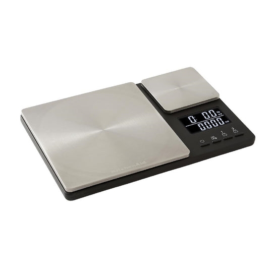 Balance de cuisine double plateforme en inox KitchenAid Global noire - Kitchenaid - DX299